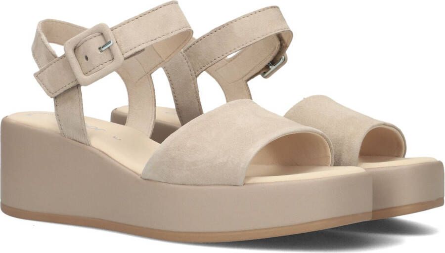 GABOR Dames 531 Maat: 41 Materiaal: Suède Kleur: Beige