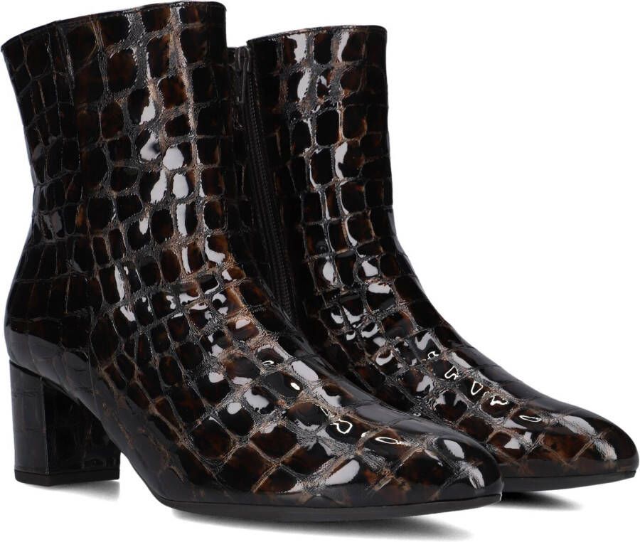 GABOR Enkellaarsjes Dames 701 Maat: 37 Materiaal: Lakleer Kleur: Bruin