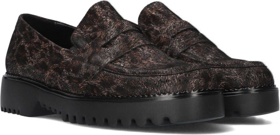 GABOR Loafers Dames 453 Maat: 37 5 Materiaal: Suède Kleur: Bruin