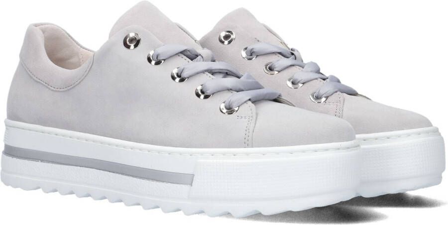 GABOR Lage Sneakers Dames 496 Maat: 38 5 Materiaal: Suède Kleur: Grijs