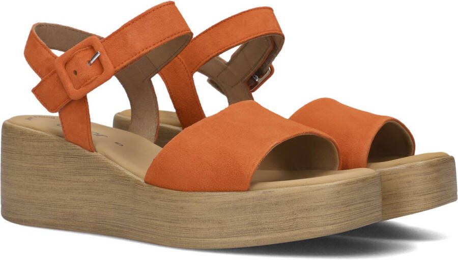 GABOR Dames 531 Maat: 40 5 Materiaal: Suède Kleur: Oranje
