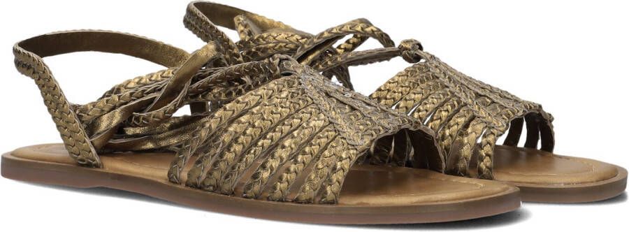 Inuovo Khaki Strappy Leren Sandalen