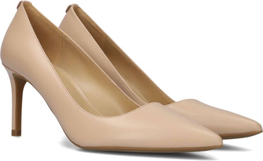 Michael Kors Alina Leren Décolleté in Blush Kleur Beige Dames