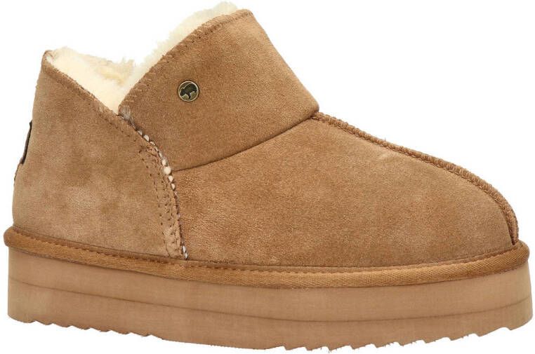 Warmbat Australia Warmbat Willow Plateau dames gevoerde boot Cognac